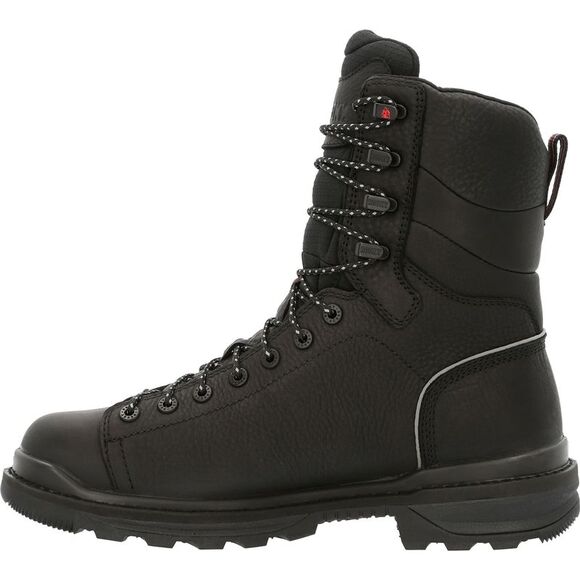 Rocky Mens Rams Horn Lace To Toe Waterproof Black Boots (NWT) - Picture 3 of 5